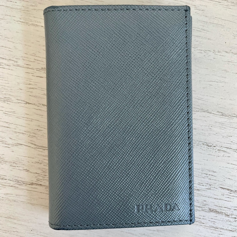 Prada Saffiano Leather 4 Card Holder